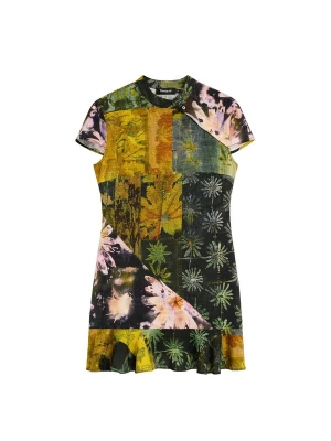 Obrázek produktu Desigual Šaty zelená / olivová / starorůžová / černá