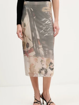 Obrázek produktu Desigual Sukně Desigual COLLAGE hnědá