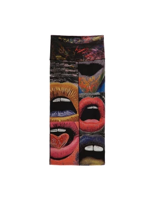 Obrázek produktu Desigual Sukně modrá / hnědá / jasně červená / černá