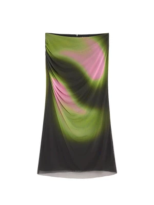 Obrázek produktu Desigual Sukně olivová / růžová / černá