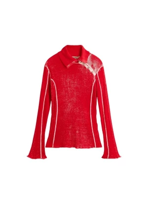 Obrázek produktu Desigual Svetr červená / bílá