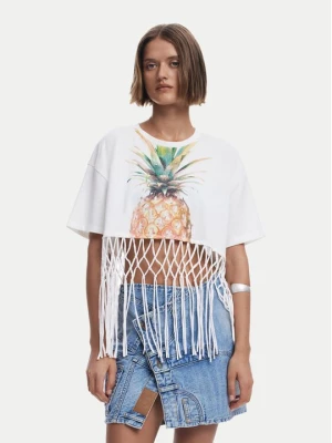 Obrázek produktu Desigual T-Shirt 25SWTKAN Écru Regular Fit Krémová