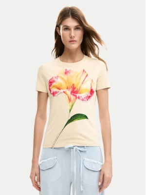 Obrázek produktu Desigual T-Shirt Estocolmo 26SWTK03 Béžová Regular Fit
