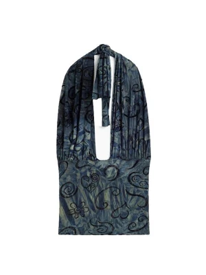 Obrázek produktu Desigual Top modrá / zelená / černá