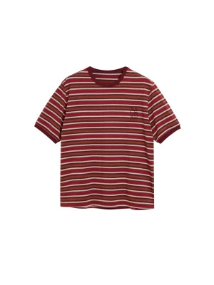 Obrázek produktu Desigual Tričko béžová / hnědá / koňaková / karmínově červené