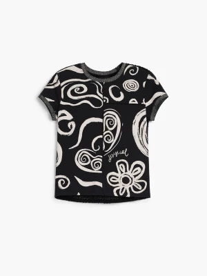 Obrázek produktu Desigual Tričko černá / offwhite