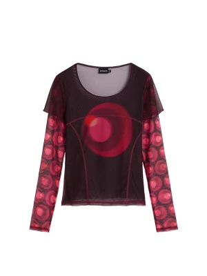 Obrázek produktu Desigual Tričko červená / bordó