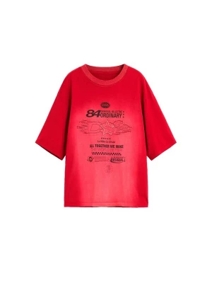 Obrázek produktu Desigual Tričko červená / černá