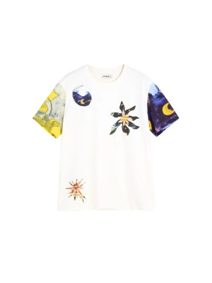 Obrázek produktu Desigual Tričko 'Cosmos' noční modrá / citronová / bílá