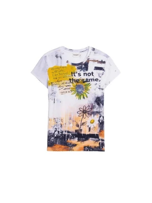 Obrázek produktu Desigual Tričko kari / oranžová / černá / bílá