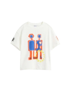 Obrázek produktu Desigual Tričko královská modrá / žlutá / oranžová / bílá