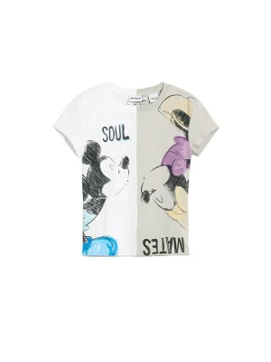 Obrázek produktu Desigual Tričko 'Mickey and Minnie Mouse™ kiss' kámen / černá / bílá