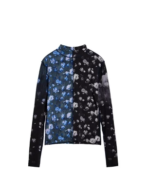 Obrázek produktu Desigual Tričko modrá / černá