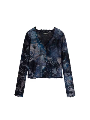 Obrázek produktu Desigual Tričko modrá / černá
