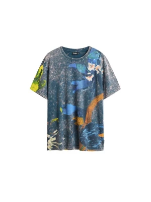 Obrázek produktu Desigual Tričko modrá / námořnická modř / oranžová