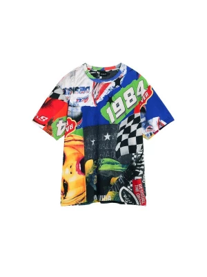 Obrázek produktu Desigual Tričko modrá / žlutá / zelená / červená