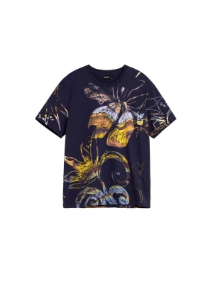 Obrázek produktu Desigual Tričko noční modrá / žlutá