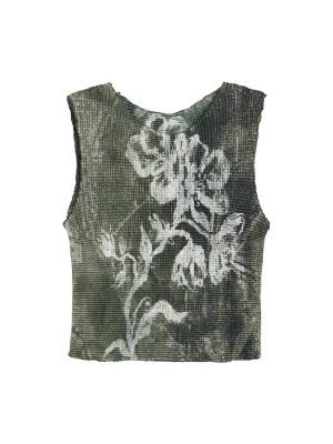 Obrázek produktu Desigual Tričko olivová / bílá