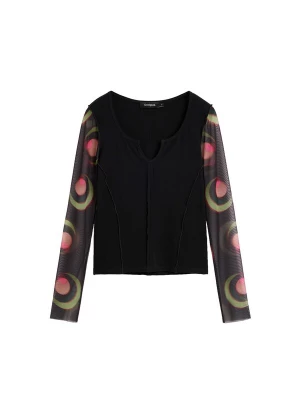 Obrázek produktu Desigual Tričko olivová / světle červená / černá