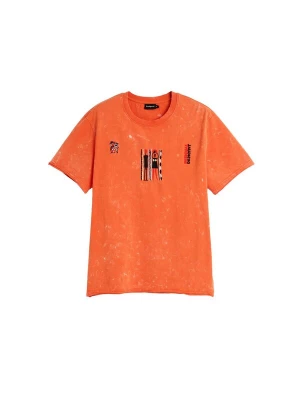 Obrázek produktu Desigual Tričko oranžová / červená / černá / bílá