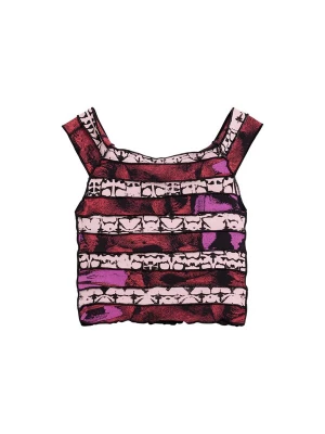 Obrázek produktu Desigual Tričko růže / červený melír / černá