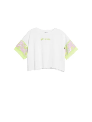 Obrázek produktu Desigual Tričko světle zelená / růžová / bílá