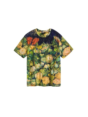 Obrázek produktu Desigual Tričko zelená / tmavě zelená / červená / černá