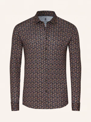 Obrázek produktu Desoto Jerseyová Košile Slim Fit tmavě modrá / lososová / tmavě oranžová