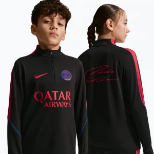 Obrázek produktu Dětská fotbalová mikina Nike Paris Saint-Germain Strike Dri-Fit Soccer Knit Drill Top black / global red / global red