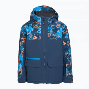 Obrázek produktu Dětská lyžařská bunda CMP 36W0714P Fix Hood infinity / brick oranžová