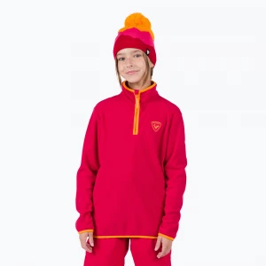 Obrázek produktu Dětská mikina Rossignol Jr Strawpile Fleece Fz ruby red