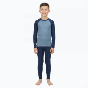 Obrázek produktu Dětská sada termoprádla WOOLCANO Merino SET0982 blue
