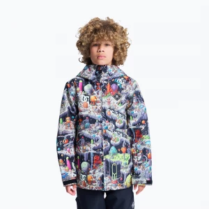 Obrázek produktu Dětská snowboardová bunda DC Basis Print Youth outer world black