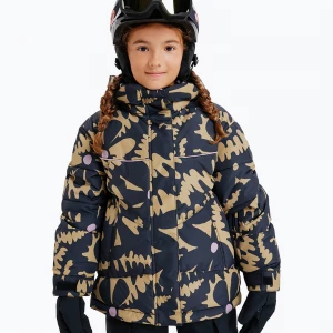 Obrázek produktu Dětská snowboardová bunda ROXY Askamoon fennel seed / big flower Rg Černá