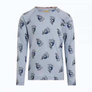 Obrázek produktu Dětská termo mikina Icebreaker Merino 200 Oasis Crewe Bear Tour Zinc Blue / Aop