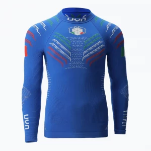 Obrázek produktu Dětská termoakční mikina UYN Natyon 3.0 Junior Italy Turtle Neck italy Modrá