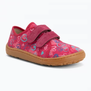 Obrázek produktu Dětské barefoot boty Froddo Barefoot Canvas fuxia+ Růžová
