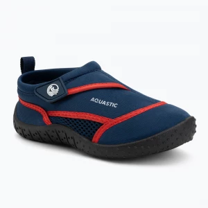 Obrázek produktu Dětské boty do vody AQUASTIC Nino navy blue / red Námořnická modř