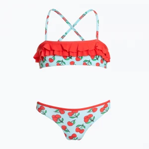 Obrázek produktu Dětské dvoudílné plavky Fashy 25781 Small Girls Zelená