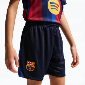 Obrázek produktu Dětské fotbalové šortky Nike FC Barcelona Dri-Fit Stadium Home blackened blue / mineral yellow