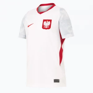 Obrázek produktu Dětské fotbalové tričko Nike Dri-Fit Poland Stadium Home 2026 white / field silver