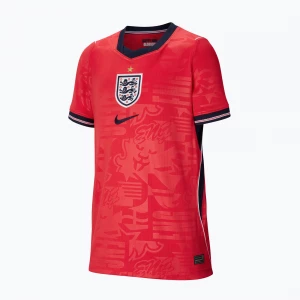 Obrázek produktu Dětské fotbalové tričko Nike England 2026 Stadium Away speed red / obsidian / white / obsidian