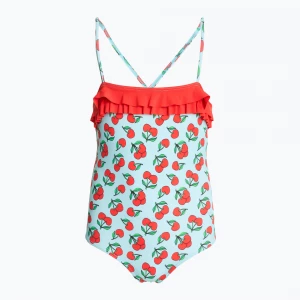 Obrázek produktu Dětské jednodílné dětské plavky Fashy 25780 Small Girls Zelená