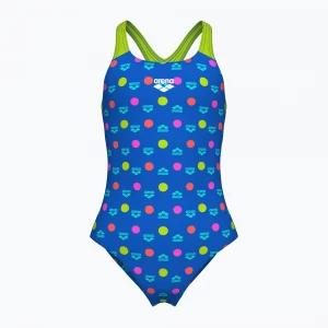 Obrázek produktu Dětské jednodílné plavky Arena Multiple Dot Swim Pro Back multi blue / artic lime