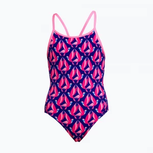 Obrázek produktu Dětské jednodílné plavky Funkita Diamond Back One Piece ho hum Růžová