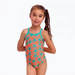 Obrázek produktu Dětské jednodílné plavky Funkita Printed One Piece stars below oranžová