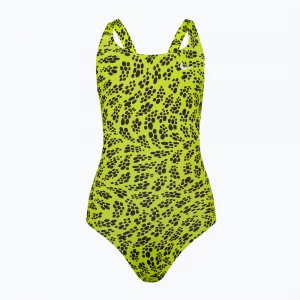 Obrázek produktu Dětské jednodílné plavky Nike Fastback s vícenásobným potiskem Green NESSC755-312