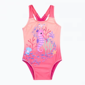 Obrázek produktu Dětské jednodílné plavky Speedo Digital Printed bloominous pink / cupid coral