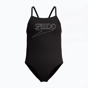 Obrázek produktu Dětské jednodílné plavky Speedo Endurance+ Logo Thinstrap anthracite Černá
