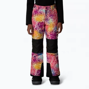 Obrázek produktu Dětské lyžařské kalhoty The North Face Freedom Insulated radiant poppy blowing wind print Růžová